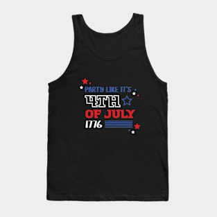 Party Like It’s 4th of July Tshirt Tank Top